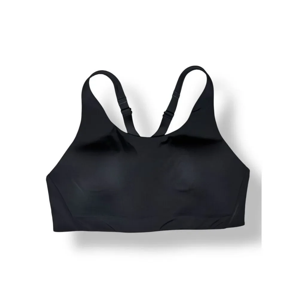 Athleta 36C Advance High Impact Sports Bra Black‎ Padded Running Gym Activewear